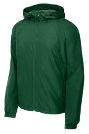 TEAM Sport-Tek Hooded Raglan Full Zip Jacket