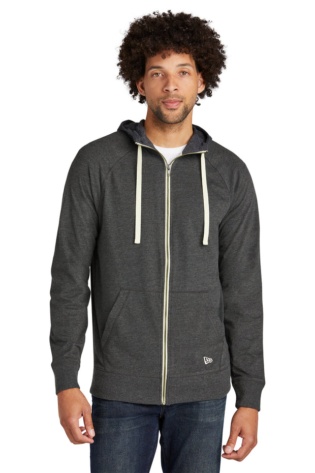 New Era® Sueded Cotton Blend Full-Zip Hoodie